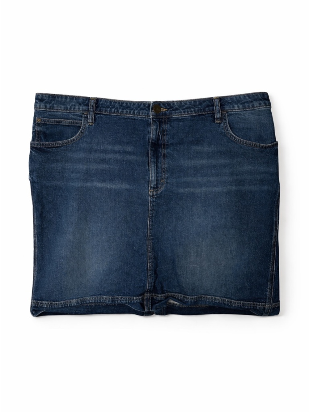 Lee Dark Blue Denim Mini Skirt XXL